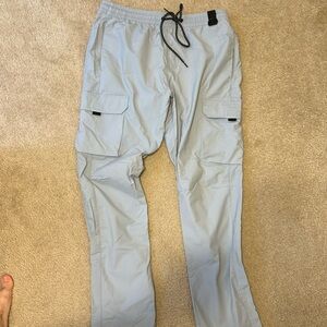 Pacsun cargos light blue